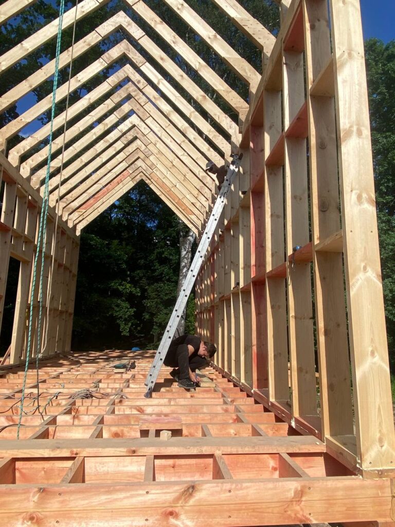 A-frame дом по проекту - фото 9