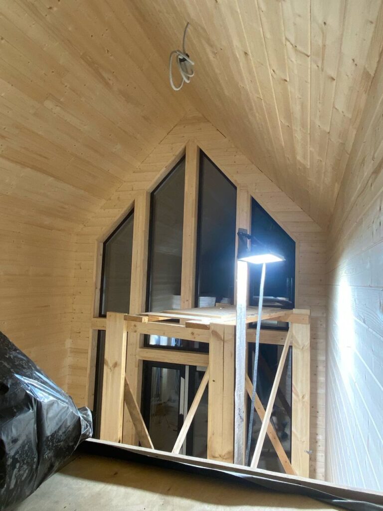 A-frame дом по проекту - фото 4