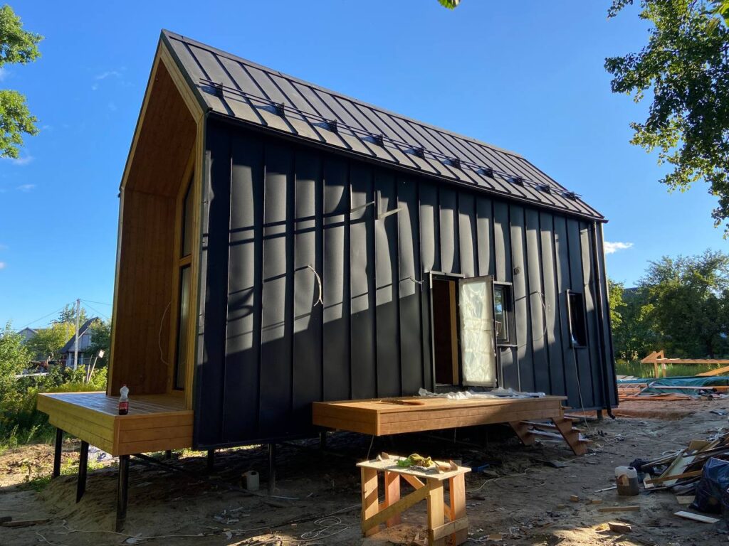 A-frame дом по проекту - фото 3
